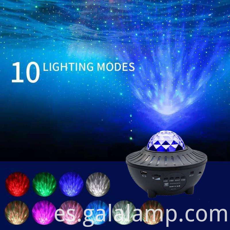 Multi-pattern switching projection lamp